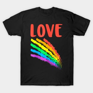 Womens  LGBT Love  Cute T-Shirt